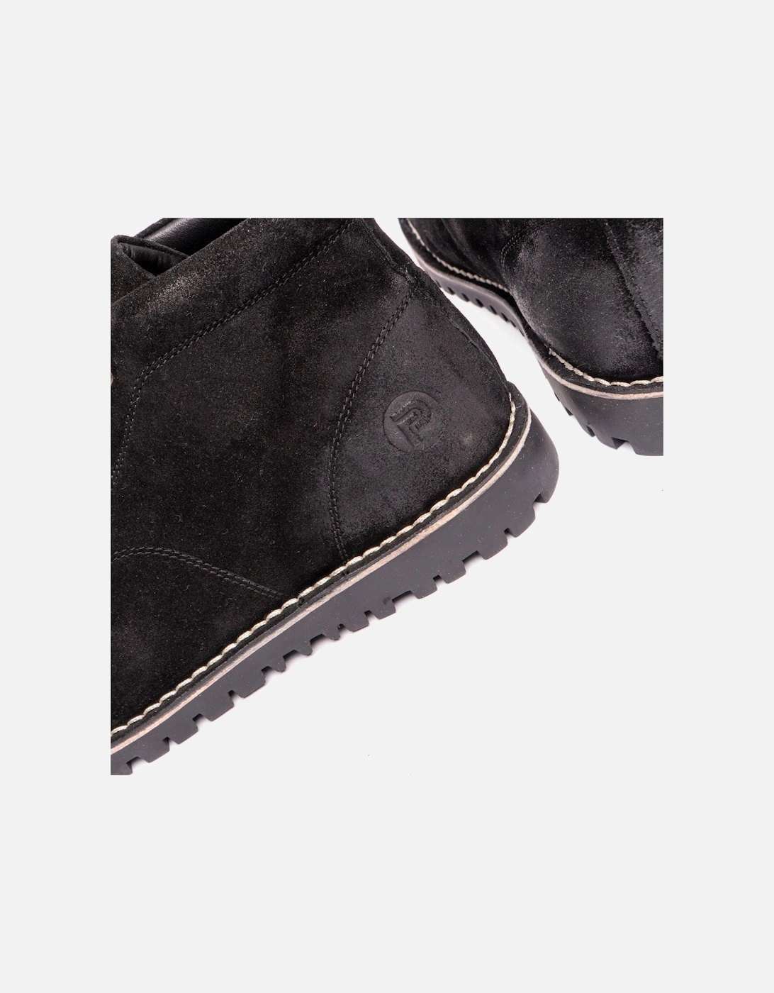 1961 MOD Mens Suede Boots Black