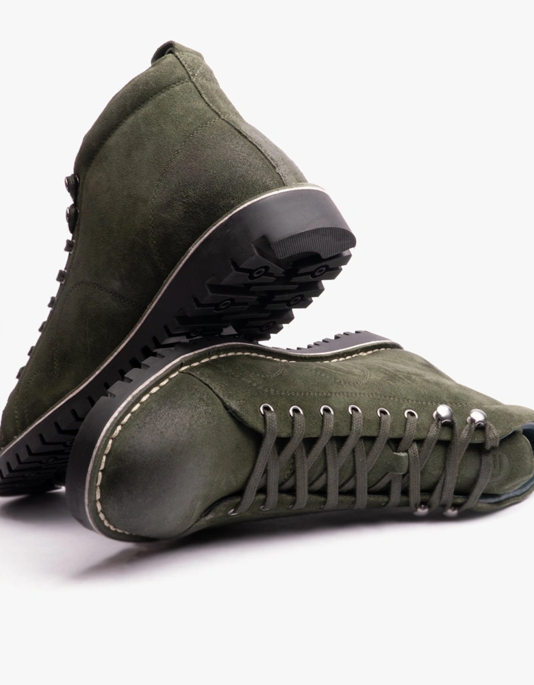 1961 MOD Mens Suede Boots Green