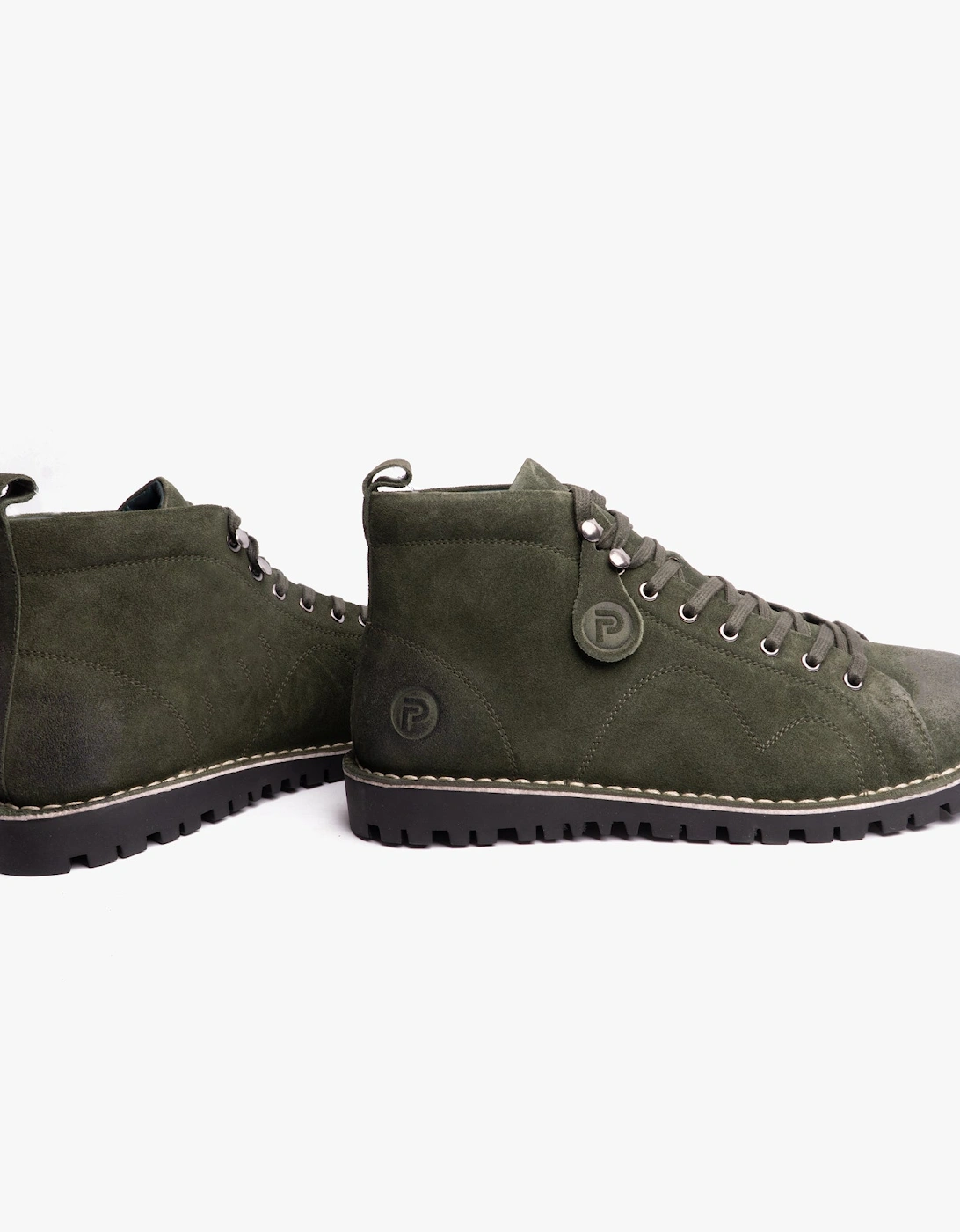 1961 MOD Mens Suede Boots Green