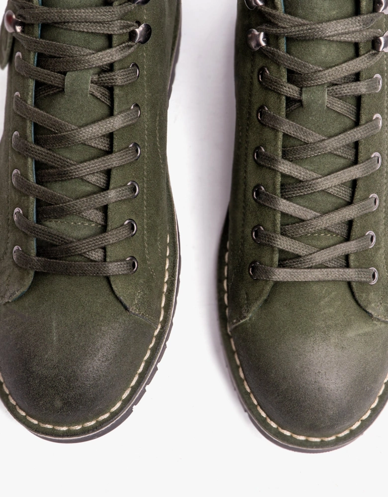 1961 MOD Mens Suede Boots Green