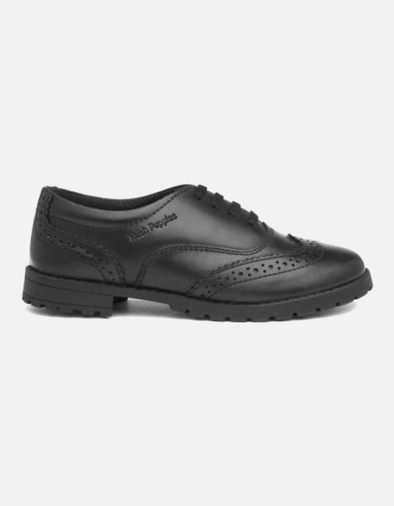 EADIE JUNIOR Girls Leather Oxford School Shoes