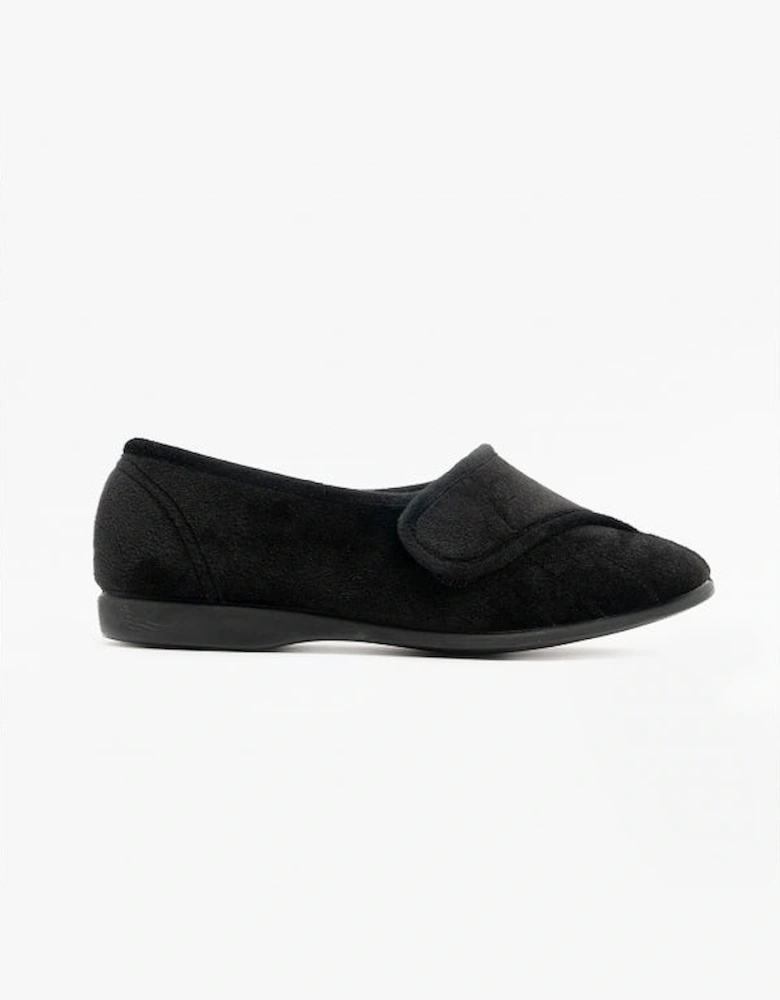 AUDREY STRAP Womens Slippers Black