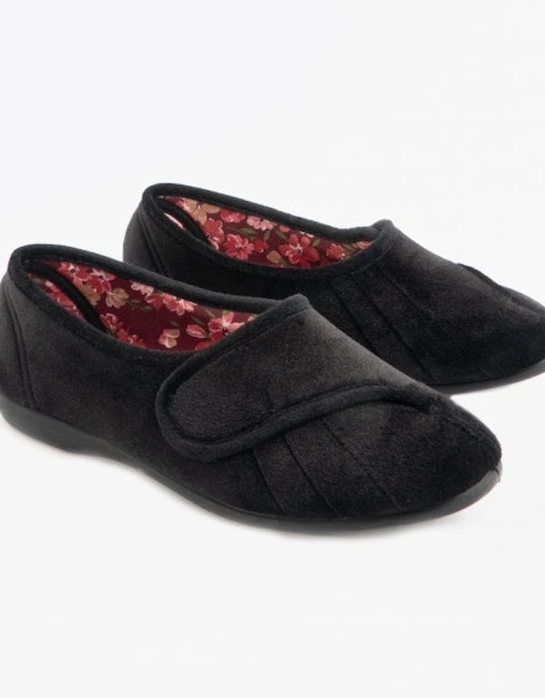 AUDREY STRAP Womens Slippers Black