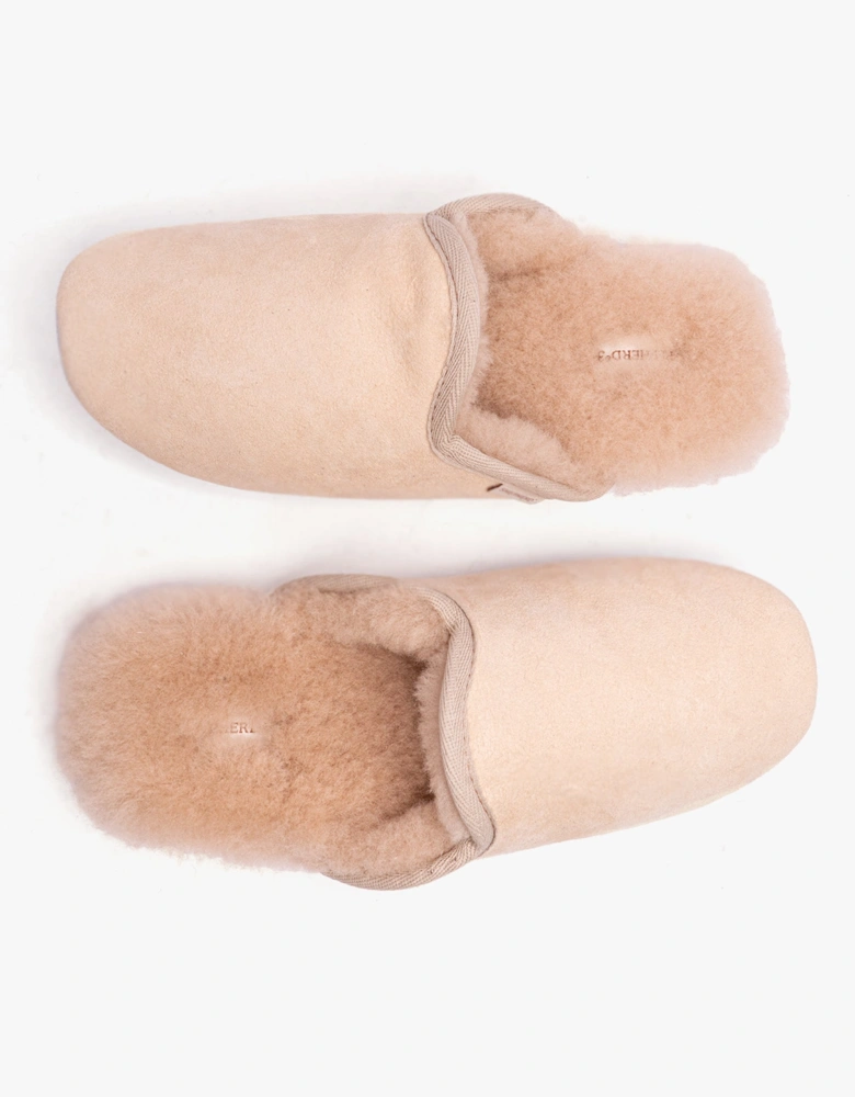 CLEO Womens Sheepskin Mules Honey