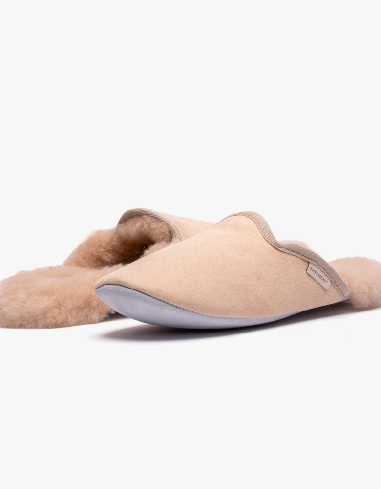 CLEO Womens Sheepskin Mules Honey