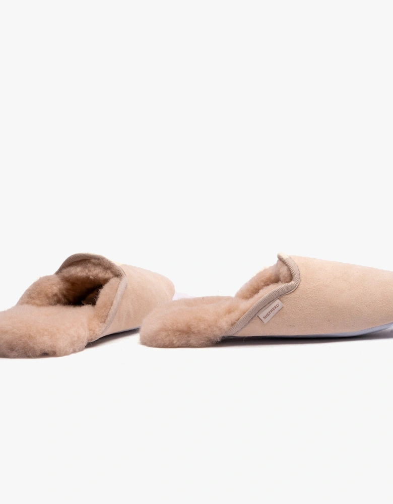 CLEO Womens Sheepskin Mules Honey