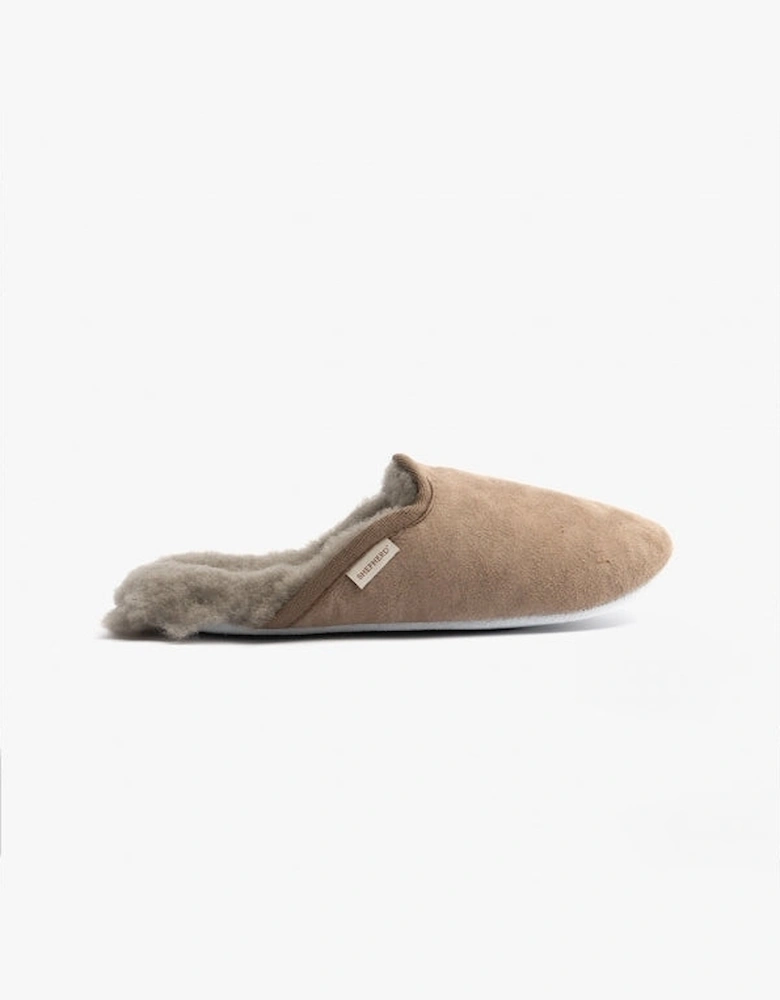 CLEO Womens Sheepskin Mules Stone