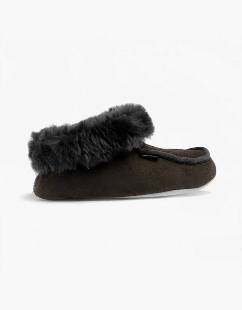 MOA Womens Sheepskin Slipper Boots Asphalt