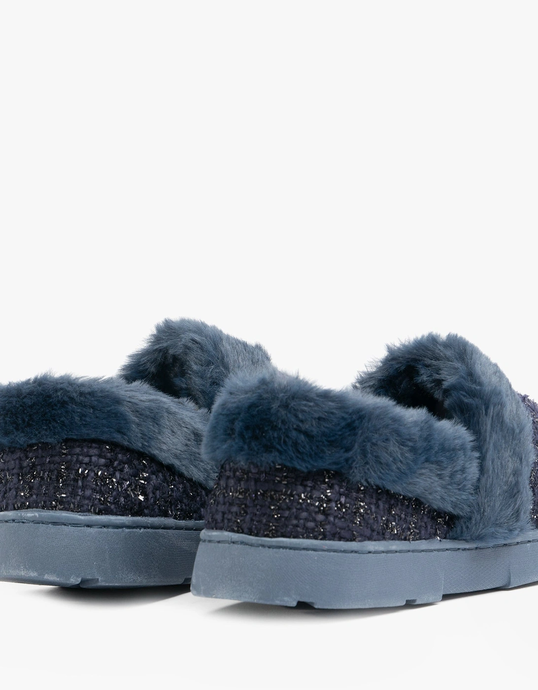 AVON Womens Full Slippers Navy