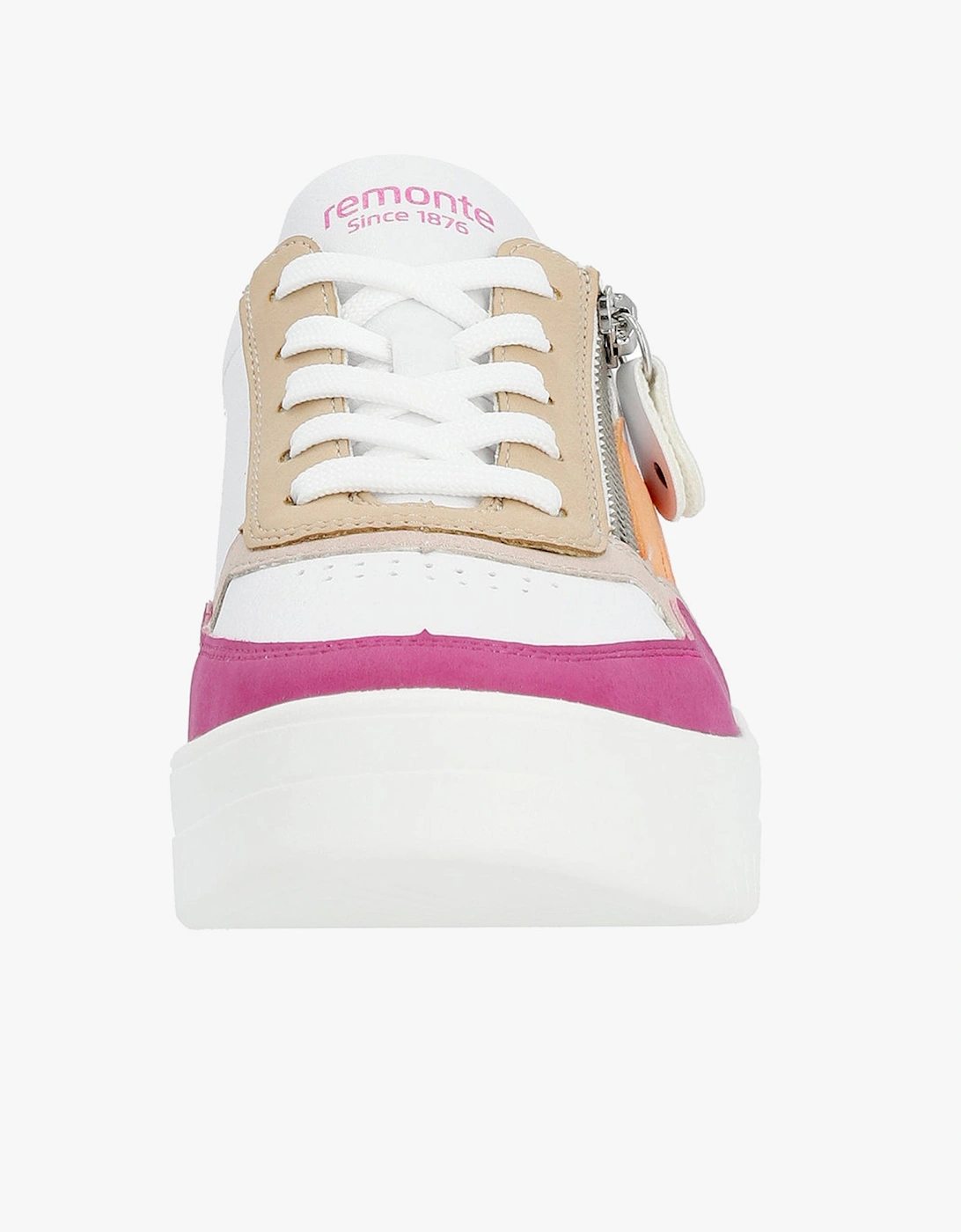 KENDRA Womens Trainers White/Fuschia