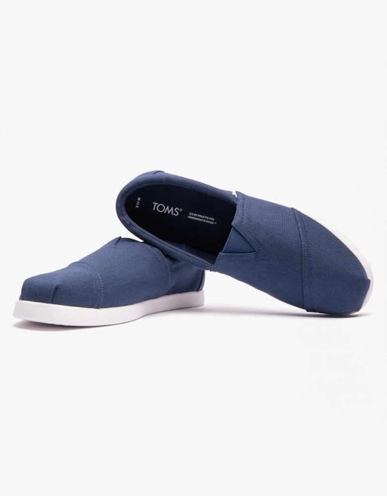 ALP FWD Mens Cotton Espadrille Navy