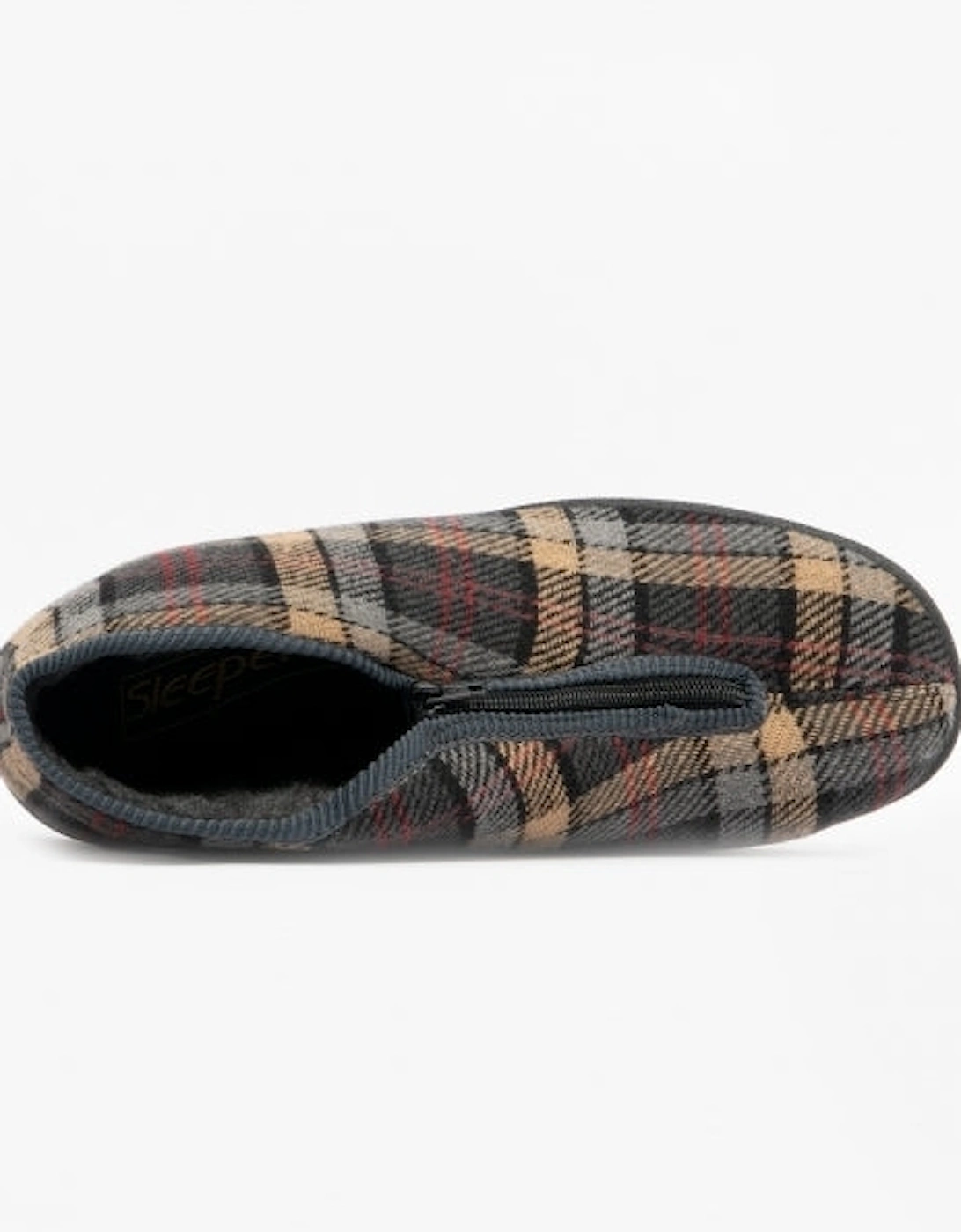 JED II Mens Boot Slippers Grey