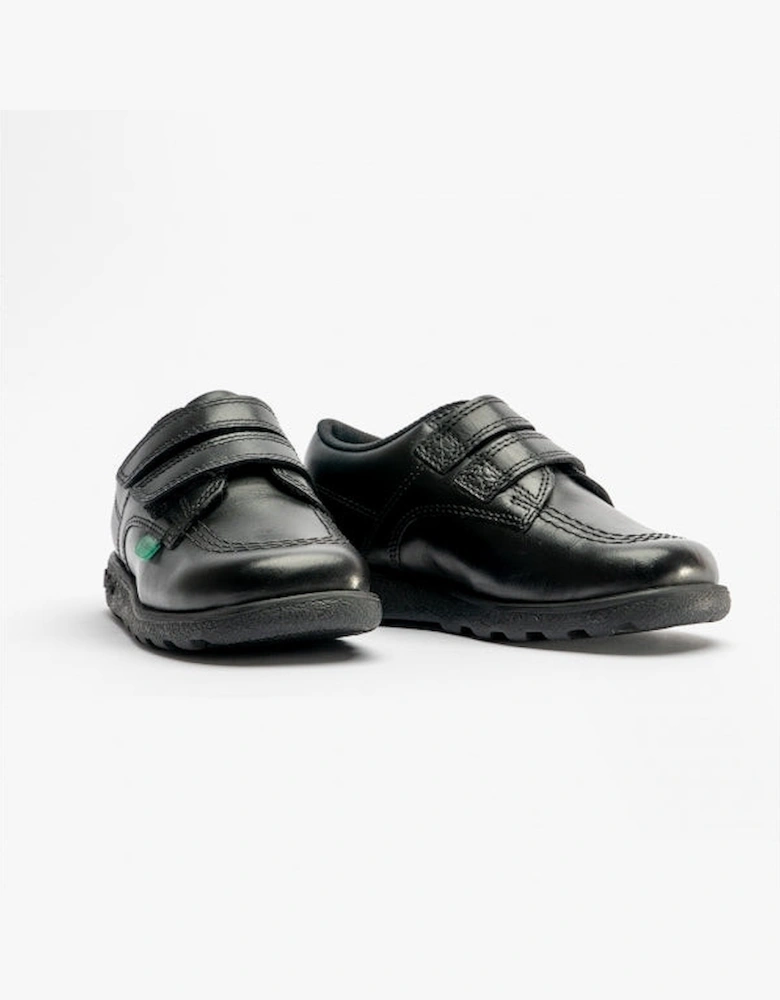 FRAGMA LO TWIN VEL Boys Leather Shoes Black