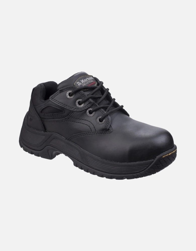 CALVERT Unisex Leather Safety Shoes Black