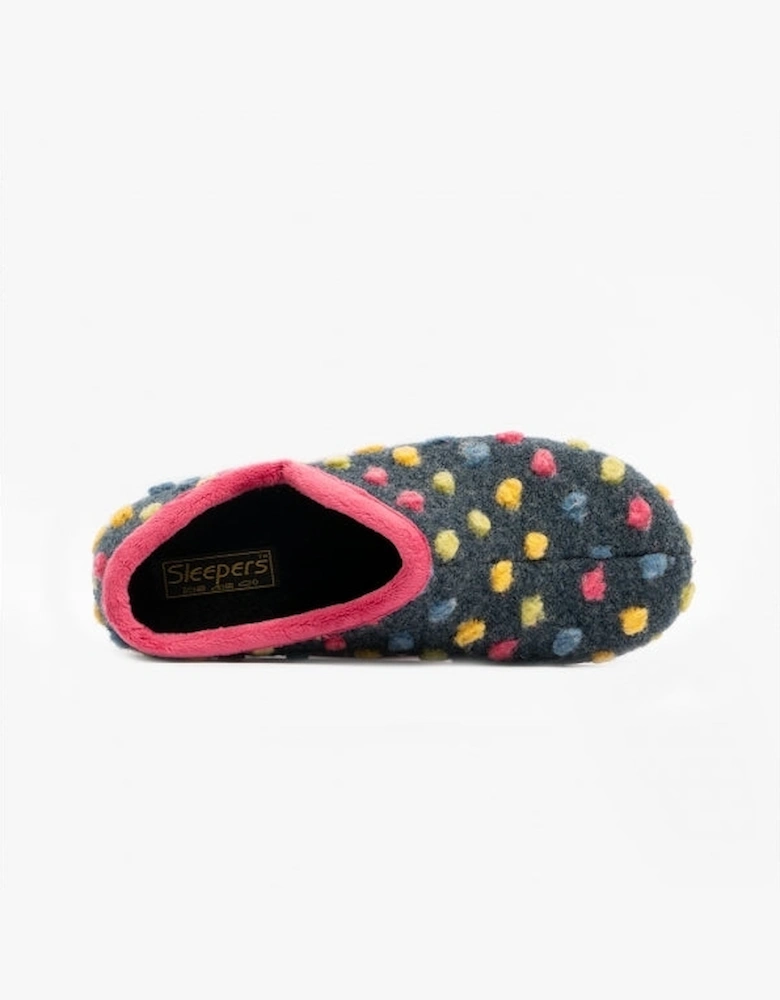 JADE Womens Full Slippers Pink