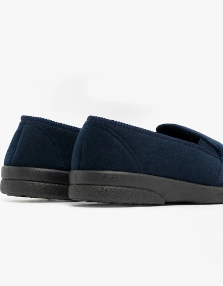 FRAZER Mens Full Slippers Navy