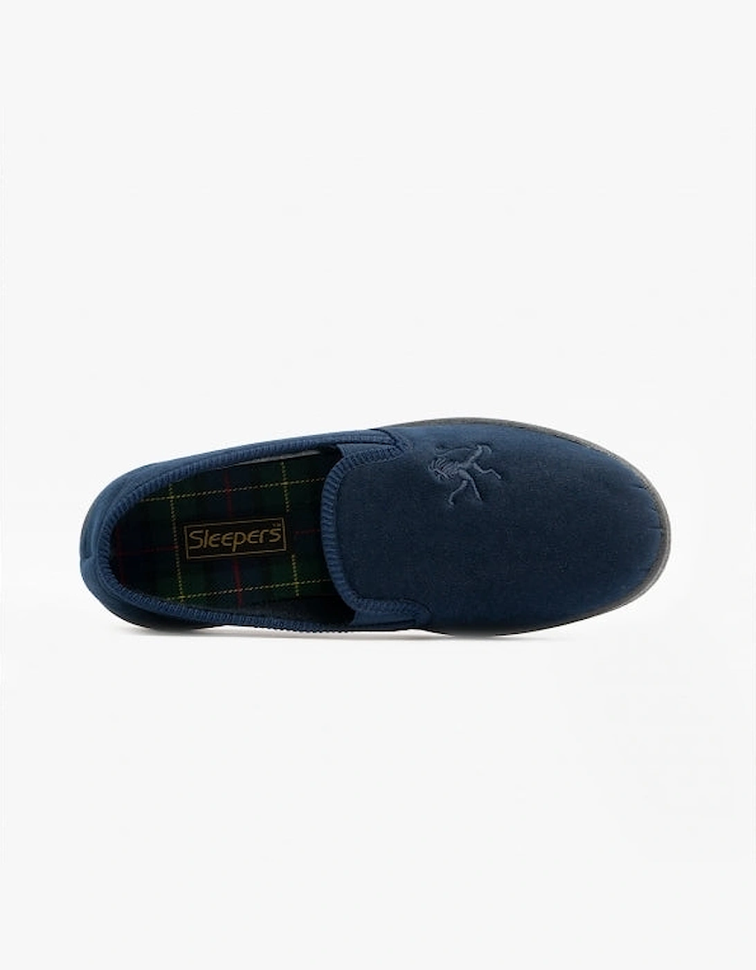 FRAZER Mens Full Slippers Navy