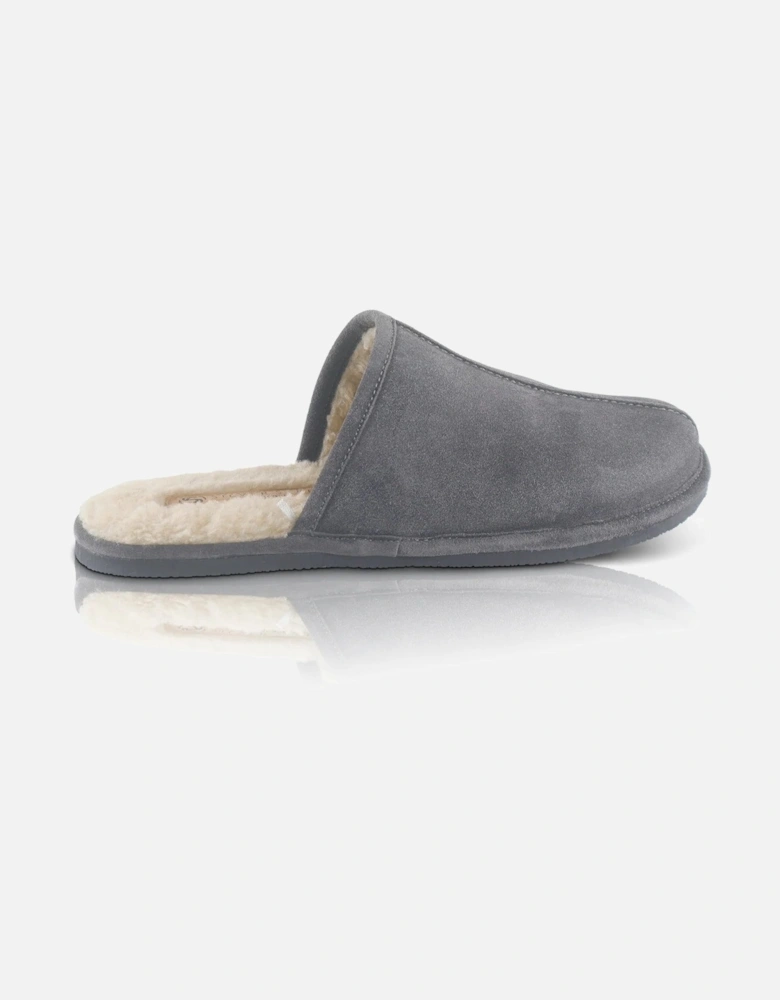 SMITHFIELD Mens Slippers Grey