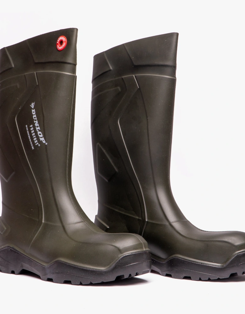 PUROFORT+ Unisex Non-Safety Wellington Boots Green