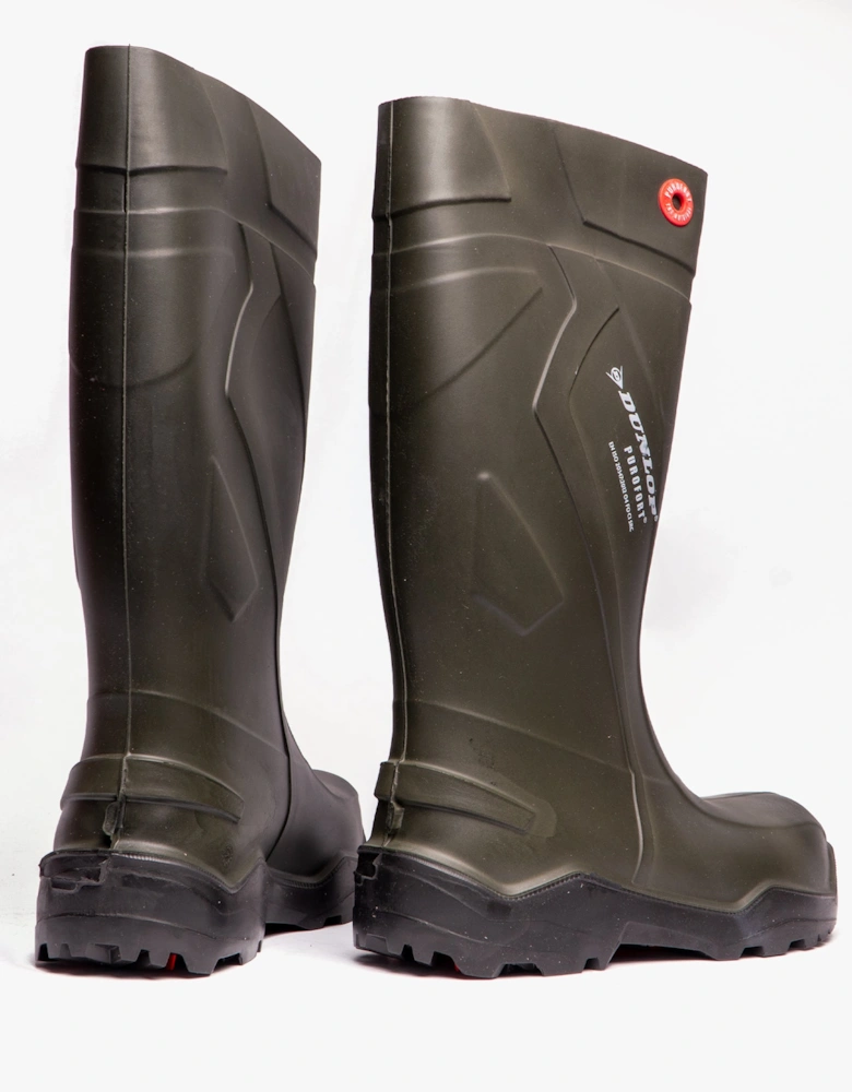 PUROFORT+ Unisex Non-Safety Wellington Boots Green