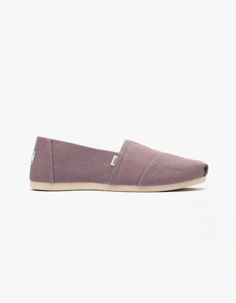 ALPARGATA Womens Canvas Espadrille Purple