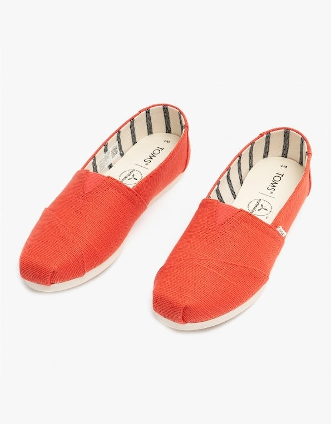 ALPARGATA Womens Canvas Espadrille Shoes Paprika