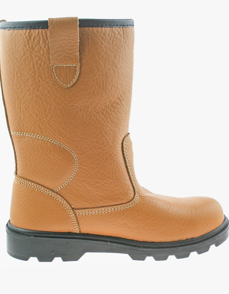 M020BSM Unisex Rigger Safety Boots Tan