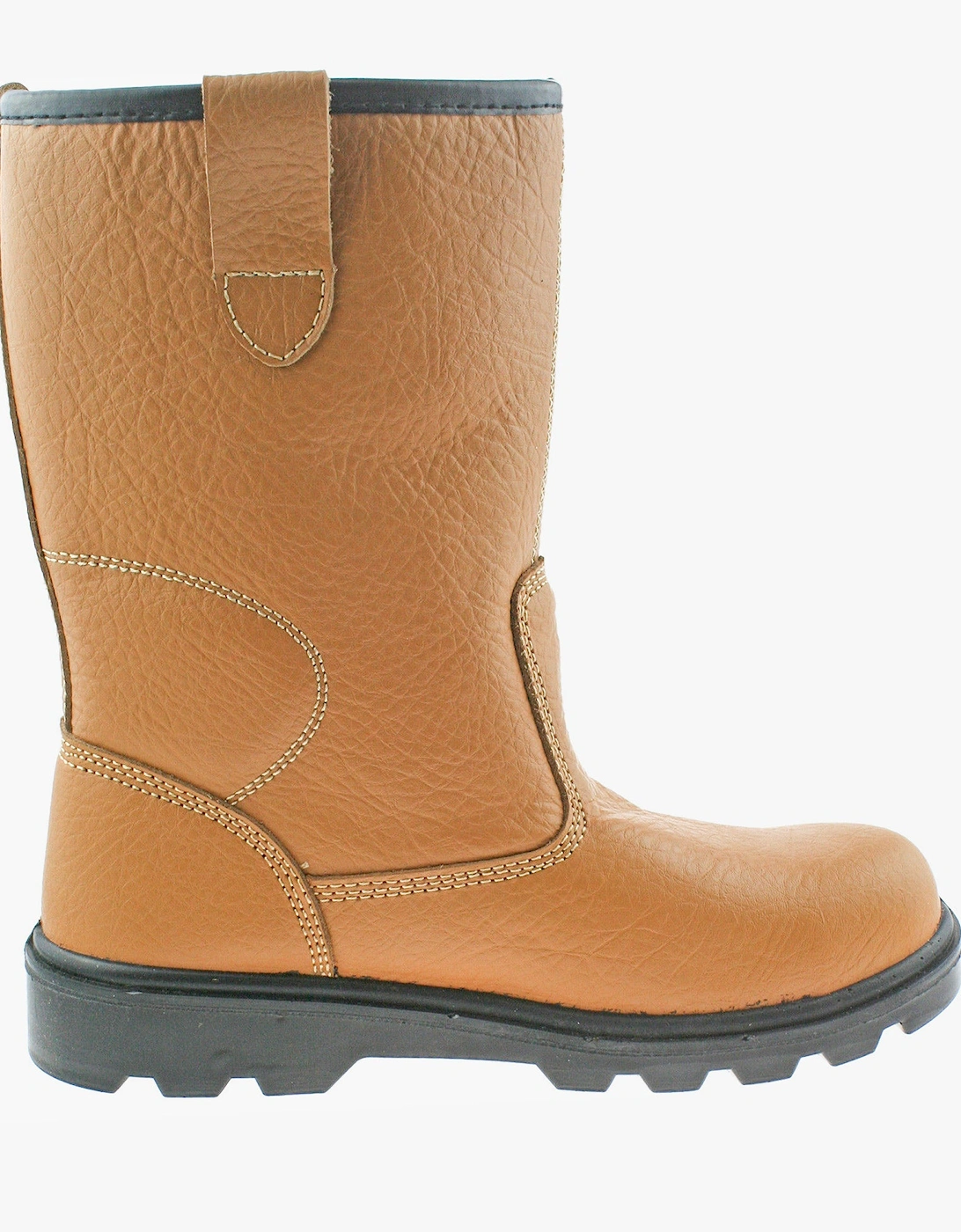 M020BSM Unisex Rigger Safety Boots Tan, 4 of 3