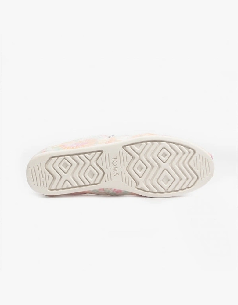 ALPARGATA Womens Canvas Espadrille Pink Swirl