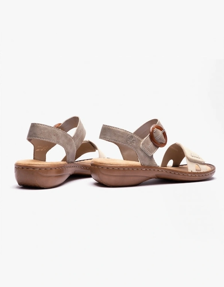 608Z3-60 Womens Sandals Beige