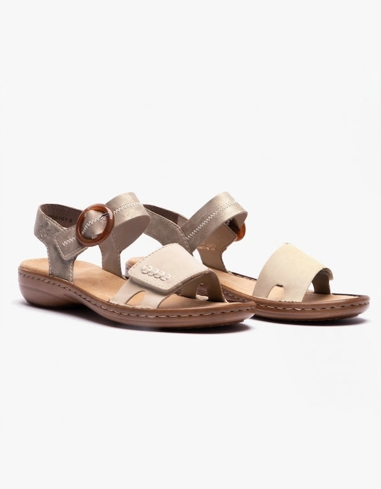 608Z3-60 Womens Sandals Beige