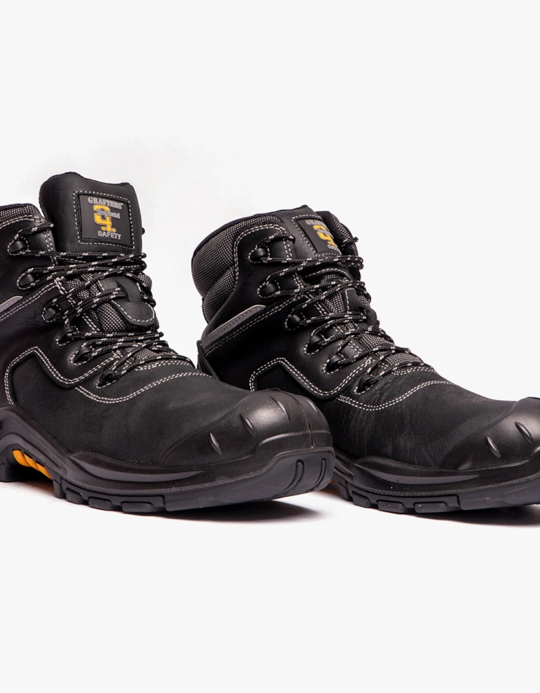 M426A Mens Safety Boots Black