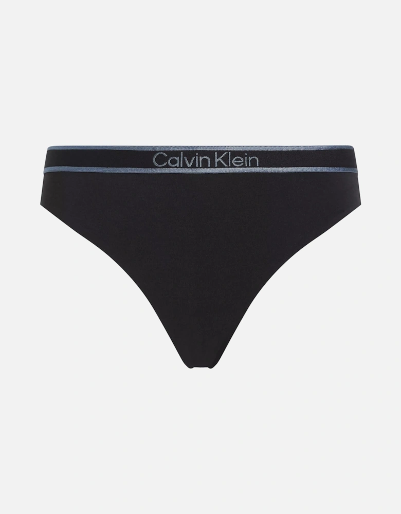 TONAL LOGO COTTON Womens Bikinis Black