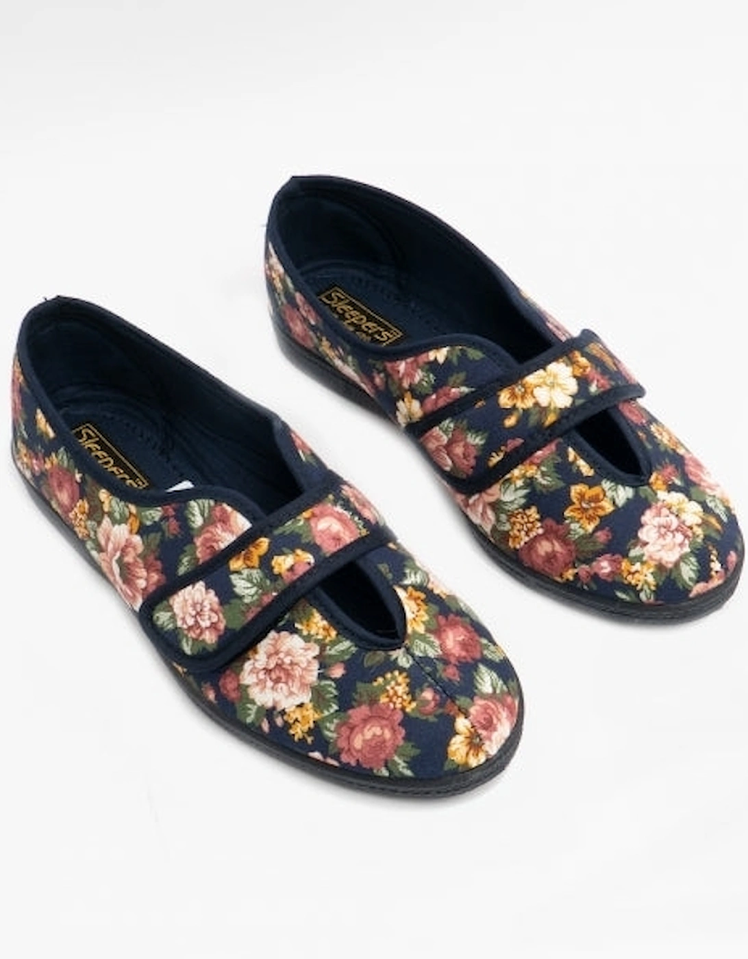 WILMA Womens Full Slippers Navy