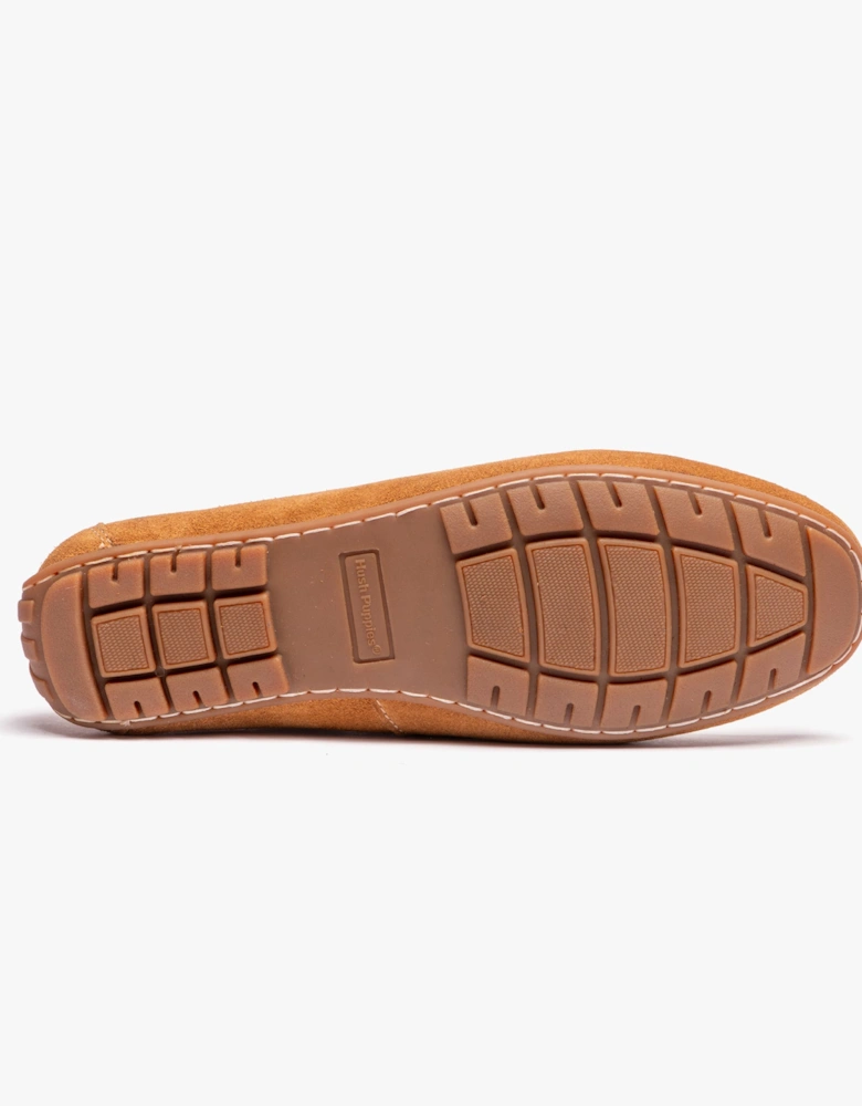 REUBEN Mens Boat Shoes Tan