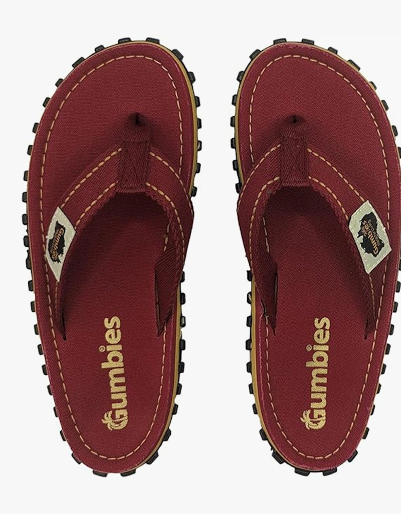 ISLANDER Unisex Flip-Flops Classic Red