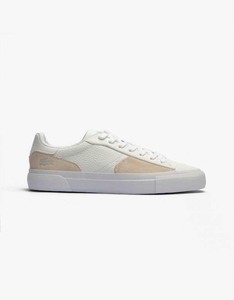 L006 222 1 Womens Leather Trainers White