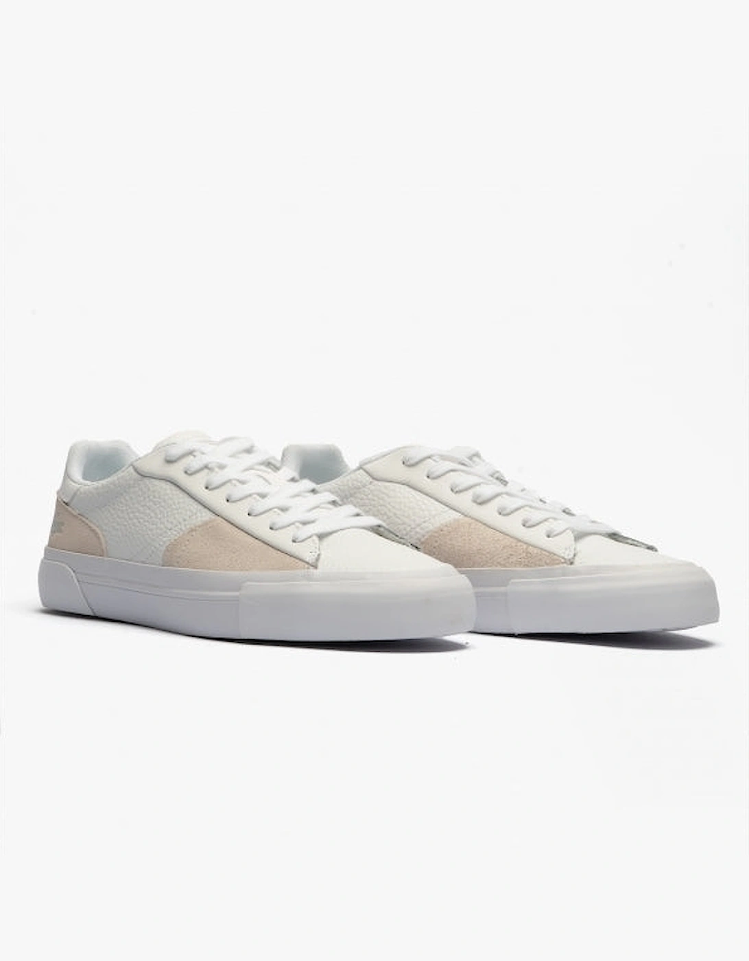 L006 222 1 Womens Leather Trainers White