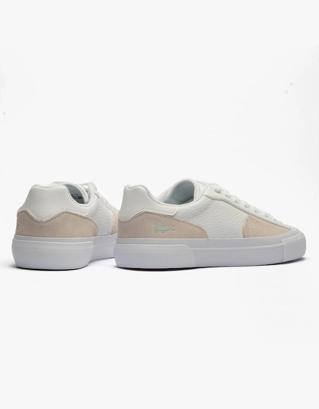 L006 222 1 Womens Leather Trainers White