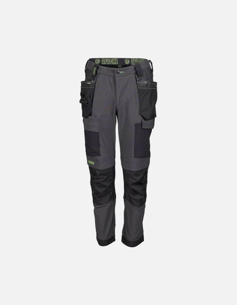 CALGARY Mens Trousers Grey Black