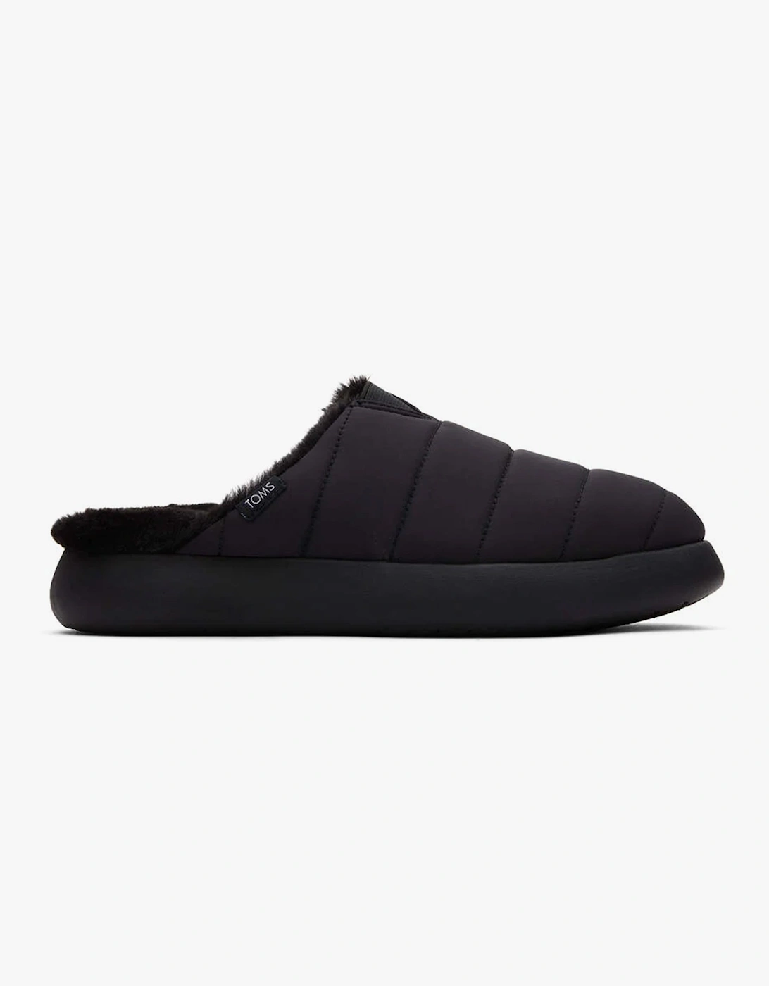 Women's TOMS REPREVE MALLOW Womens Mules Black - Size: 4