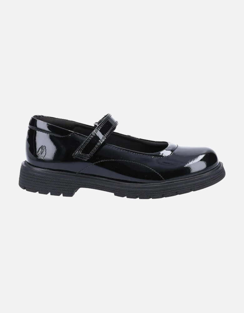 TALLY Girls School Shoes Black Patent