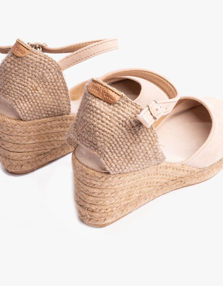 LLORET-5 Womens Espadrilles Stone