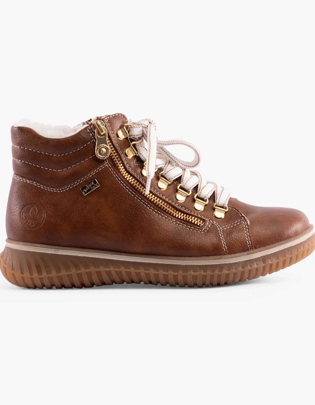 Rieker Women's Brown Boots 74233-24 - Size 4 - Image 4