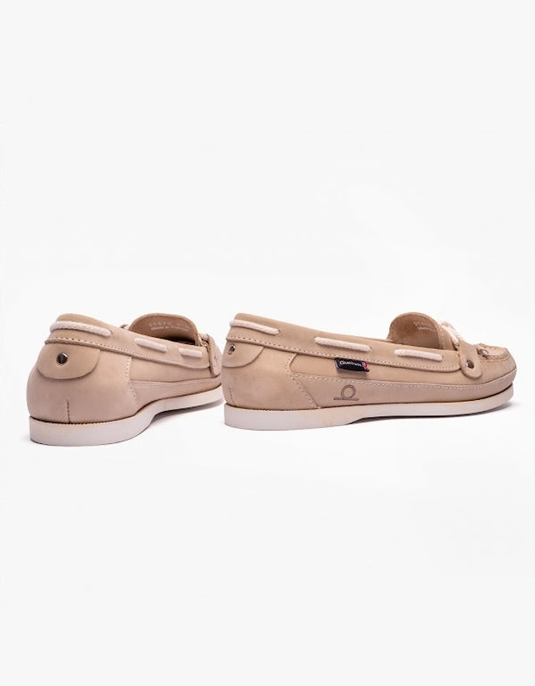 ALCYONE G2 Womens Nubuck Boat Shoes Stone