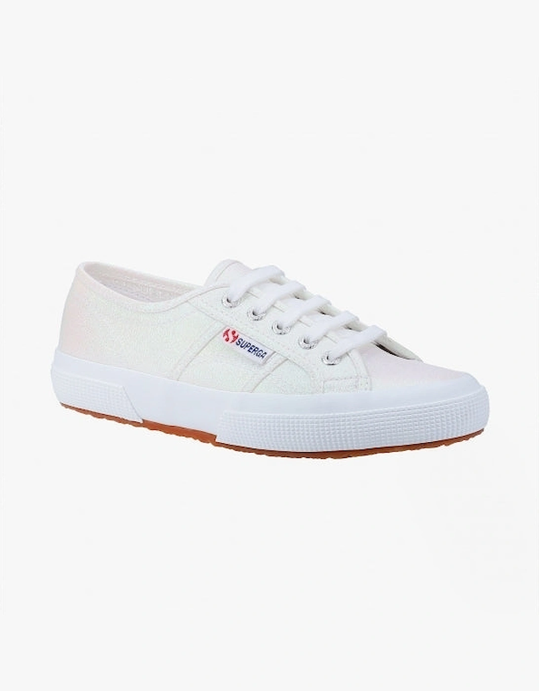 2750 LAMEW Womens Canvas Trainers Iridescent