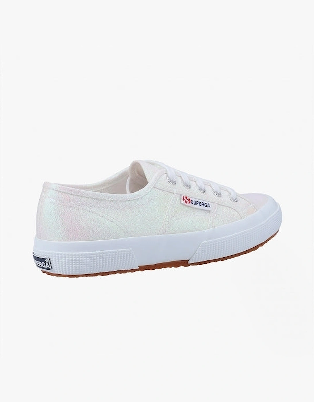 2750 LAMEW Womens Canvas Trainers Iridescent