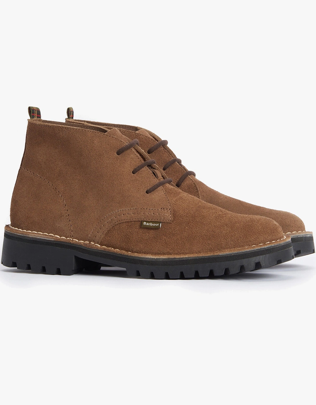 HOBART Mens Chukka Boots Taupe