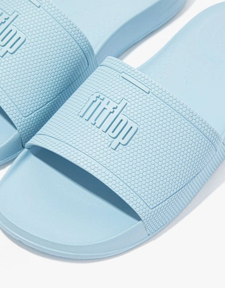 IQUSHION POOL Mens Slides Sky Blue