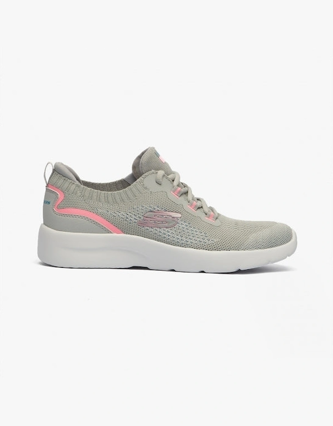 149546/LGPK DYNAMIGHT 2.0-DAYTIME STRIDE Womens Trainers Light Grey/Pink, 8 of 7